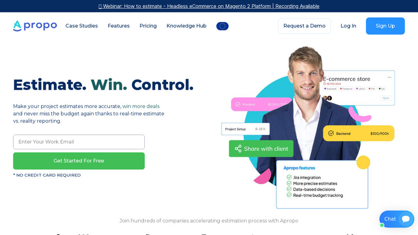 Apropo.io Landing Page