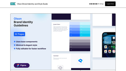 Olson Brand Guide for Figma image