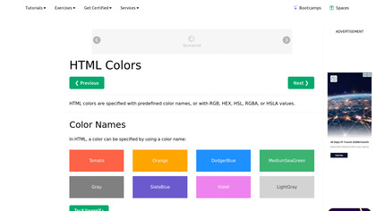 HTML COLORS image