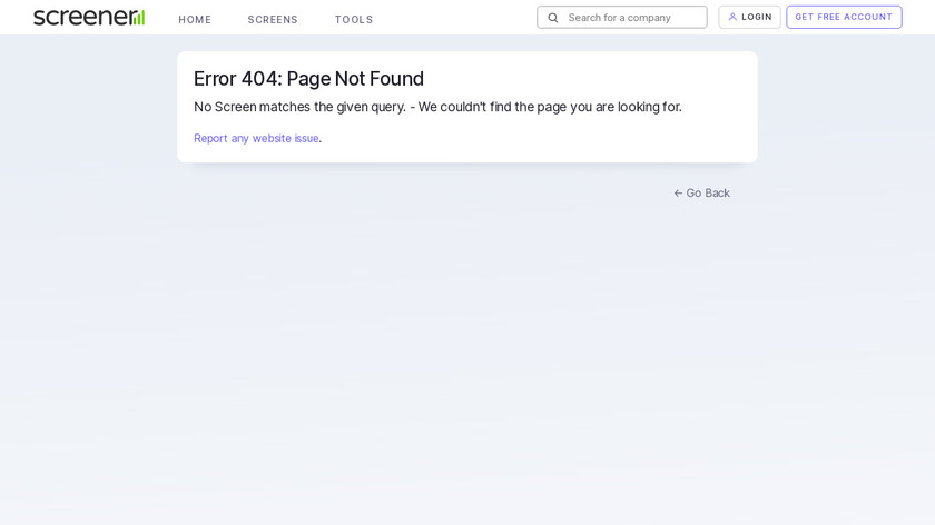 Screener Insider Trading Landing Page