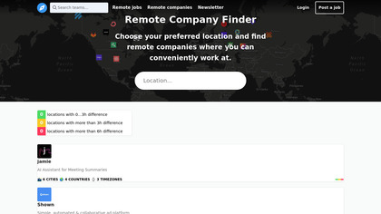 Remote Company Finder image