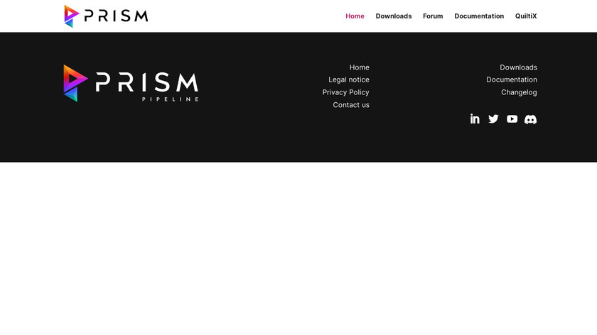 Prism Pipeline Landing Page