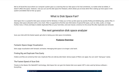 Disk Space Fan Pro image