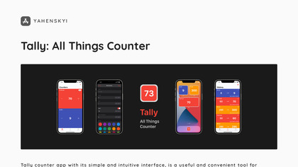 Tally Counter & Habit Tracker image