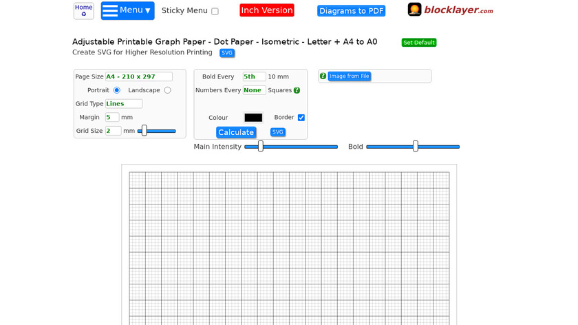 BlockLayer Graph Paper Landing Page