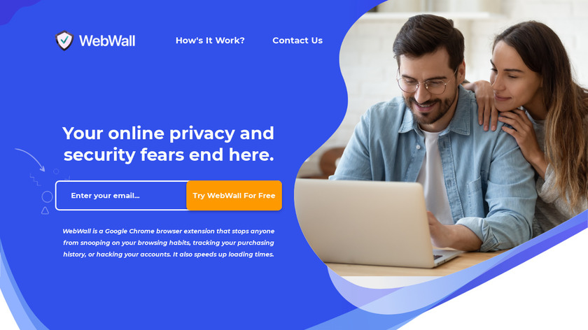 Trywebwall.com Landing Page