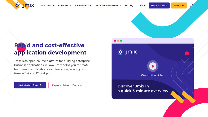 Jmix Landing Page