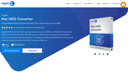 Cigati MAC MSG Converter image