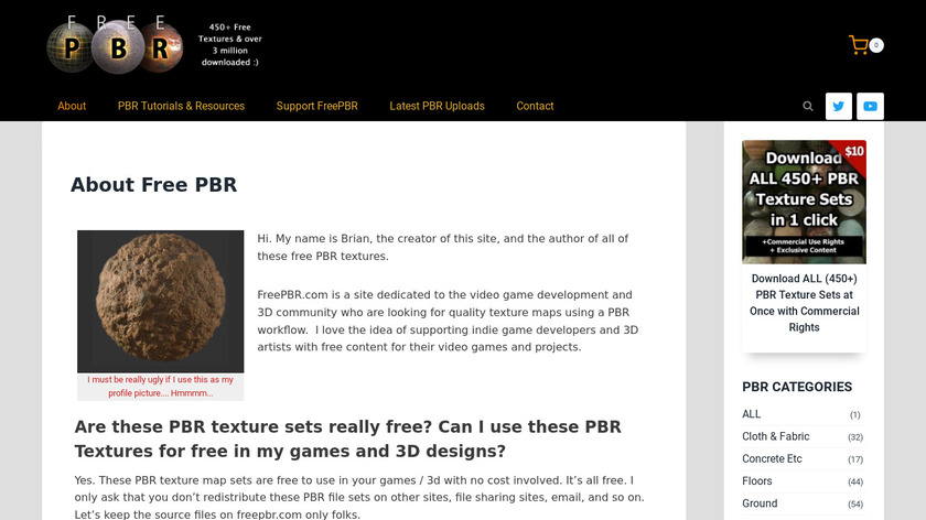 Free PBR Landing Page