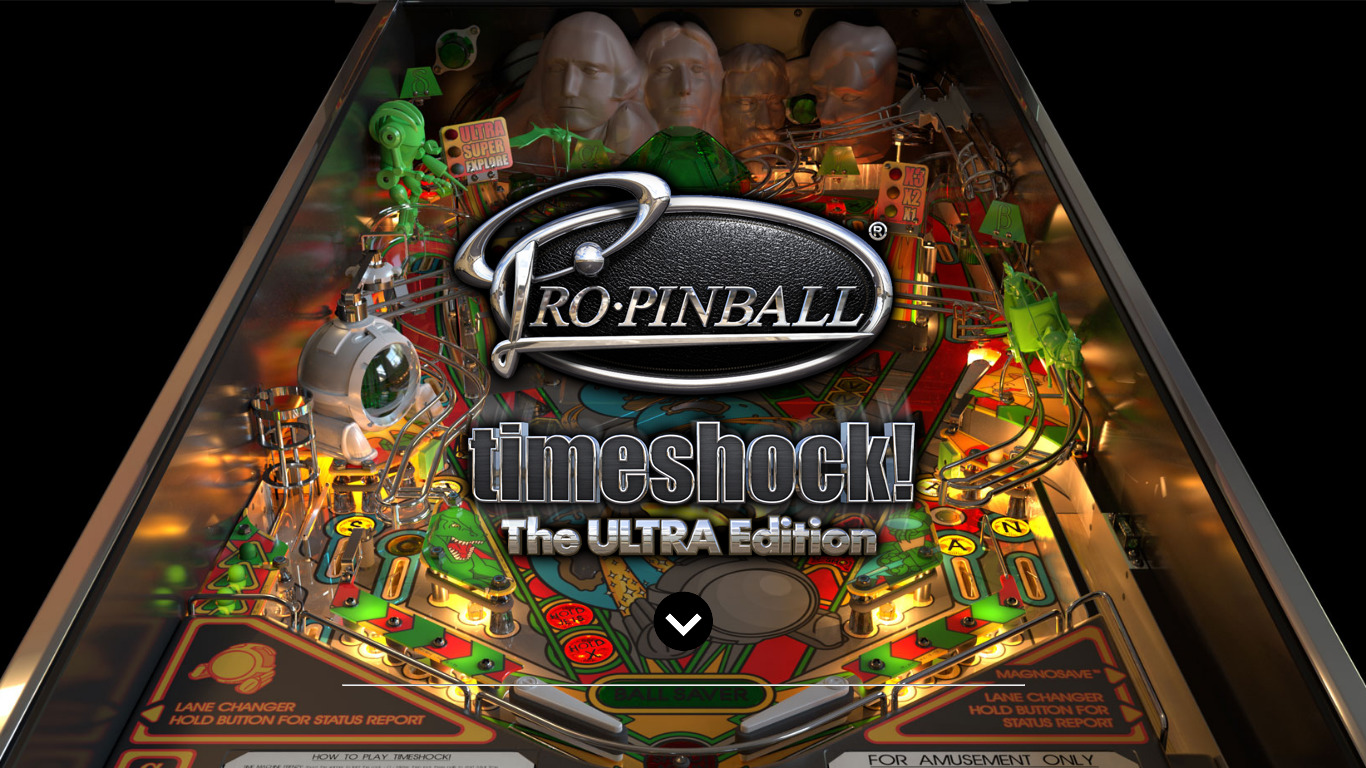 Pro Pinball Ultra Landing page