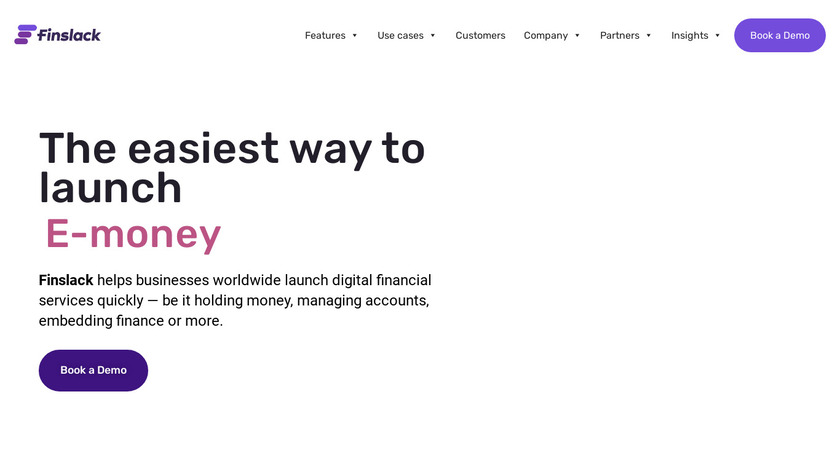 Finslack Landing Page