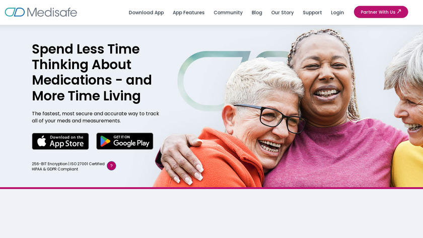 Medisafe Pill & Med Reminder Landing Page