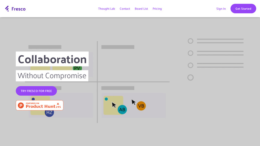 Frescopad Landing Page