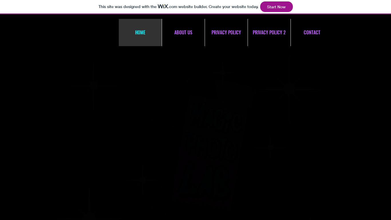 Ghost Mask Photo Editor Landing page