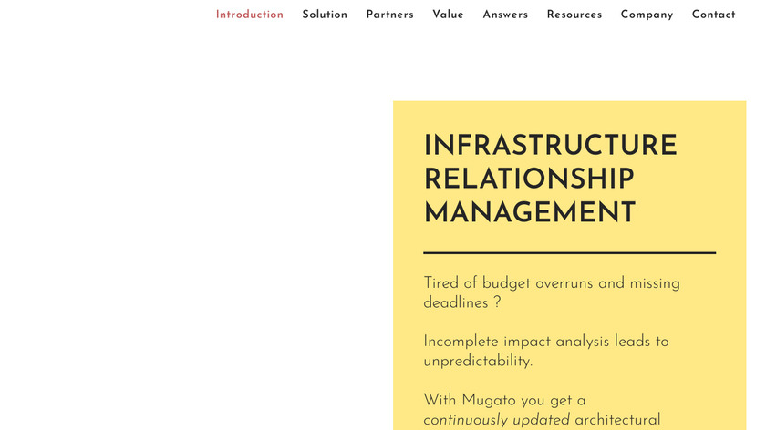 Mugato Landing Page