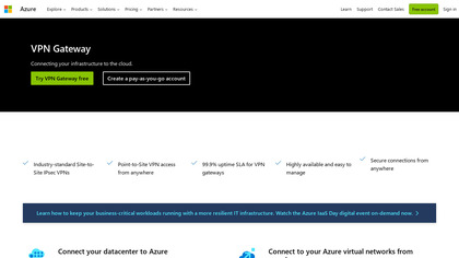 Azure VPN Gateway image
