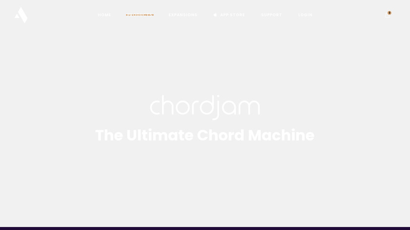 Chordjam Landing Page