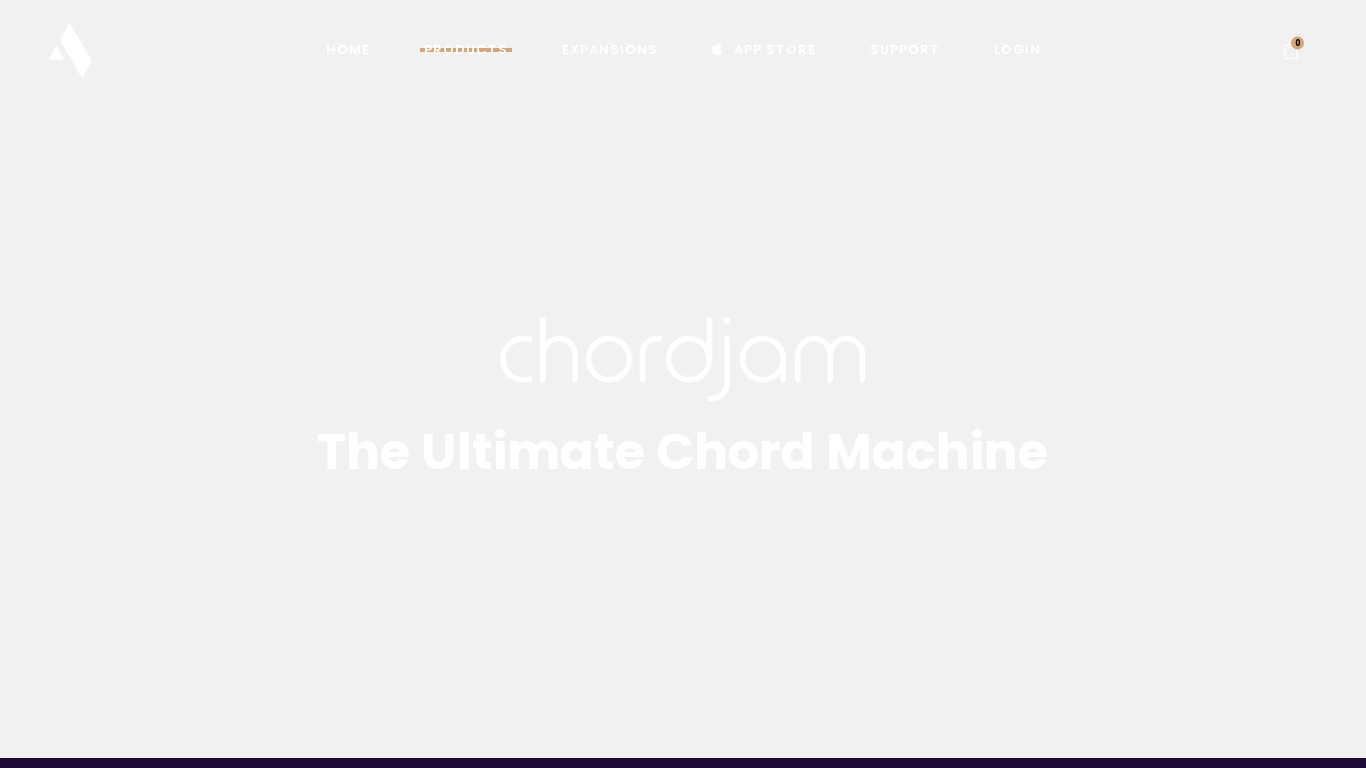 Chordjam Landing page