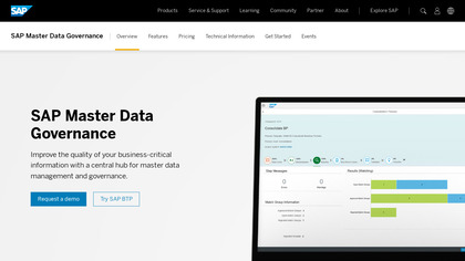 SAP Master Data Governance (MDG) image