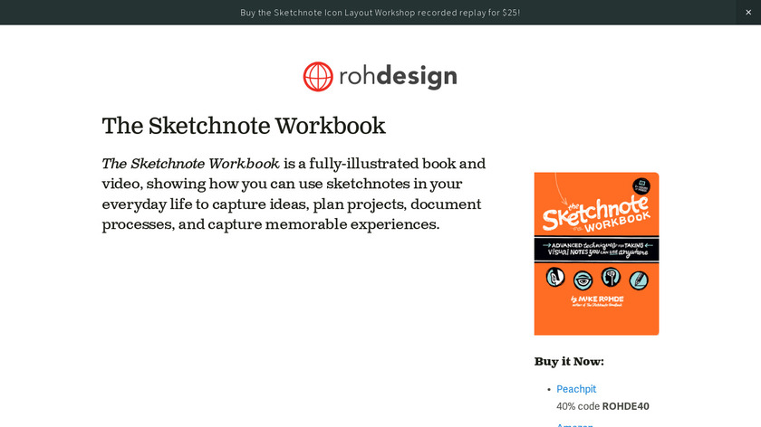 Sketchnotes Workbook Landing Page