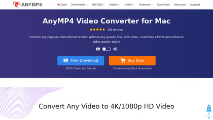 AnyMP4 Video Converter for Mac image