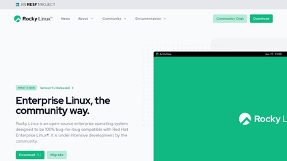 Rocky Linux screenshot