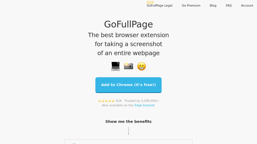GoFullPage Landing Page