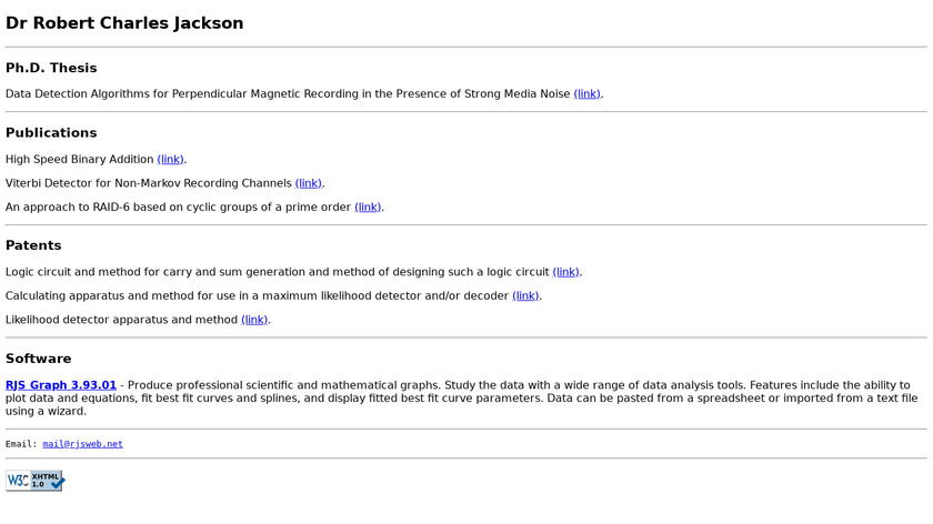 RJS Graph Landing Page