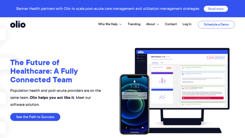 Olio.health Landing Page