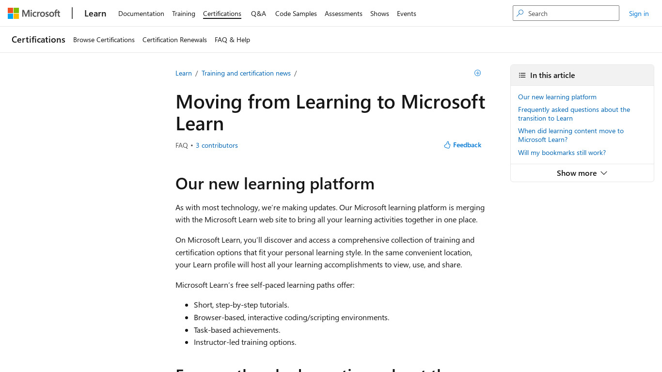LCDs by Microsoft Landing page