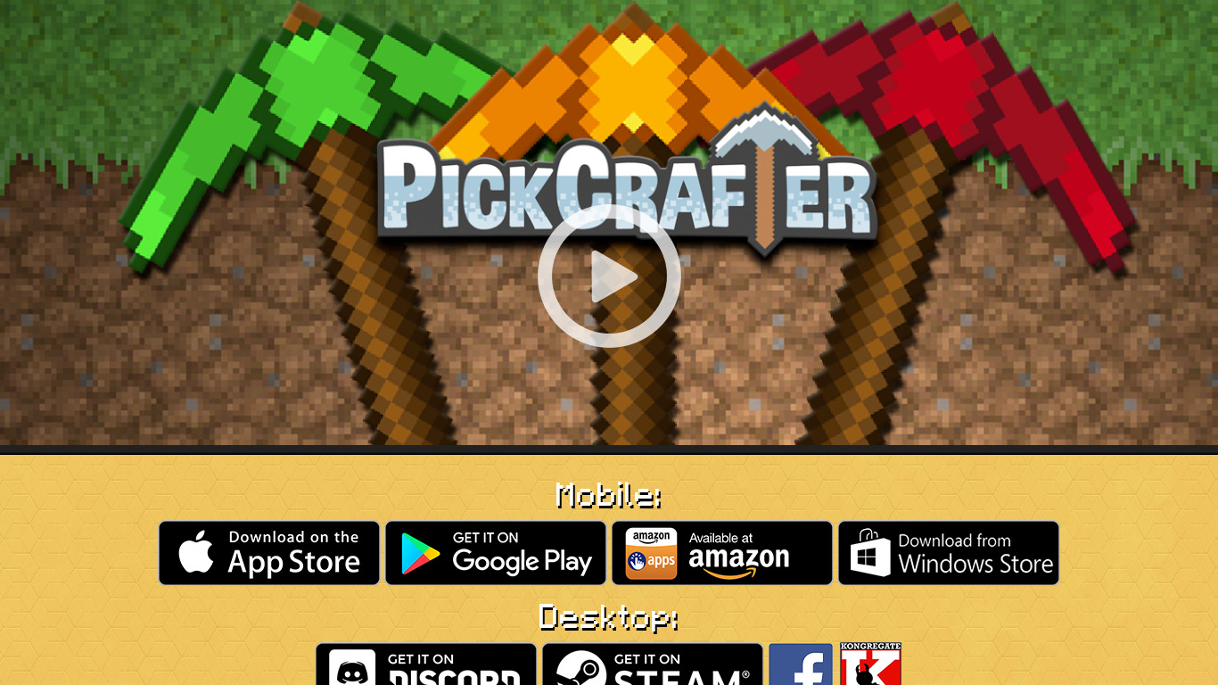 PickCrafter Landing page