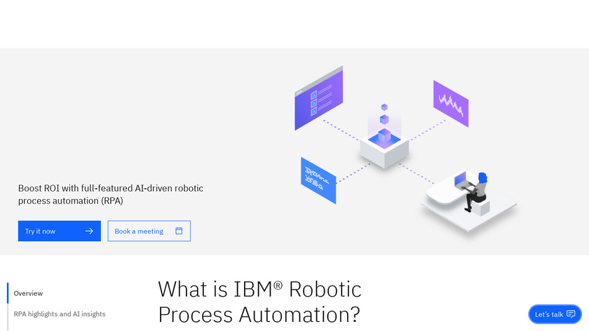 IBM Robotic Process Automation (RPA) Landing Page