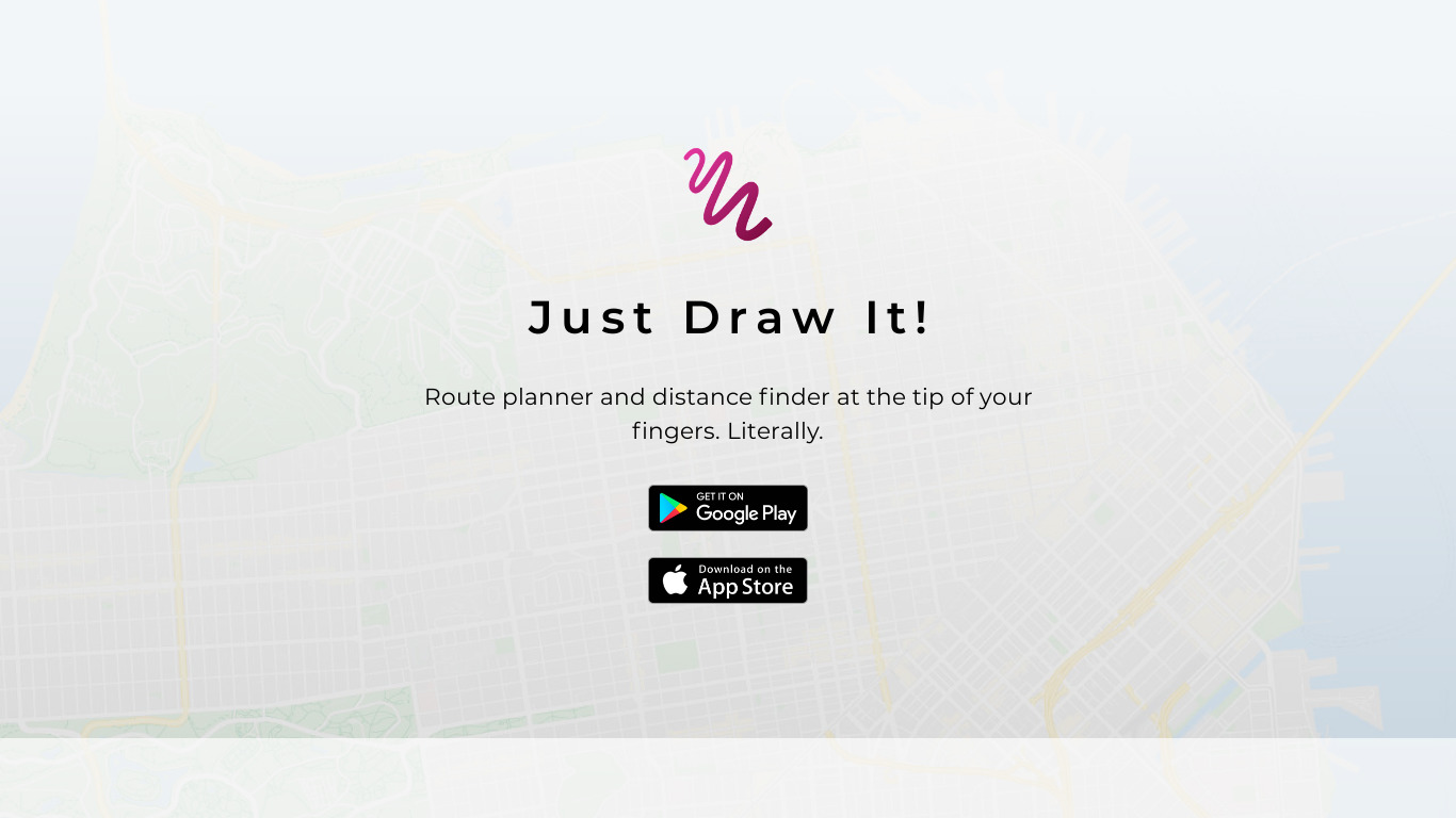 Just Draw It! Landing page