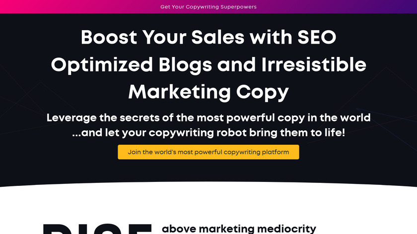 ClosersCopy Landing Page