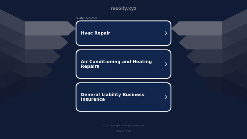 Resolly Landing Page