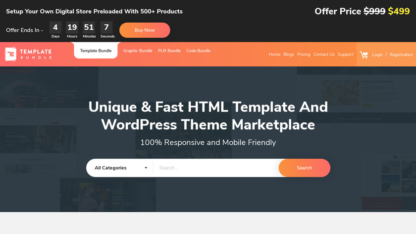 Template Bundle Landing Page