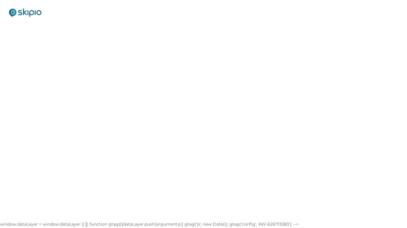 Skipio Landing Page