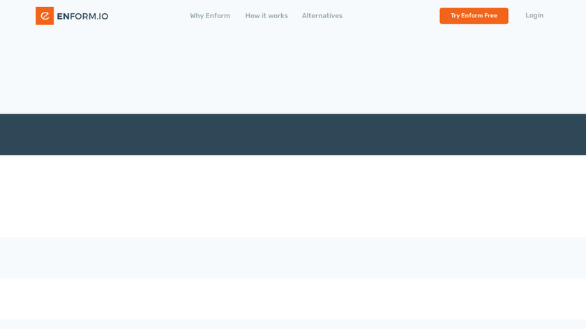 Enform.io Landing Page
