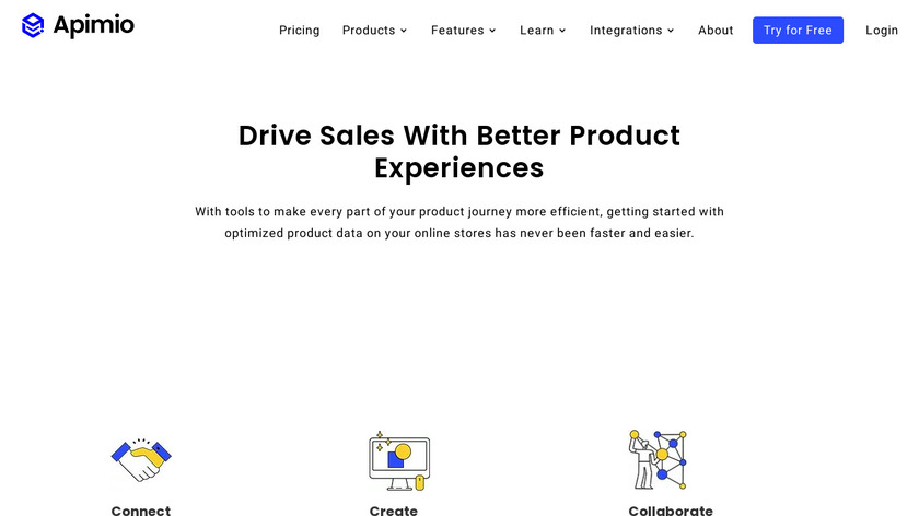 Apimio Landing Page