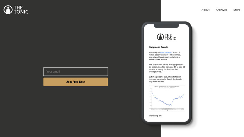 The Tonic Landing Page