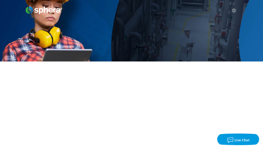 Sphera Chemical Inventory Management Landing Page
