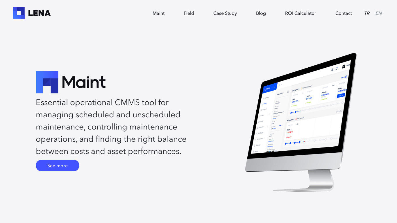 Lena Accredit Landing page