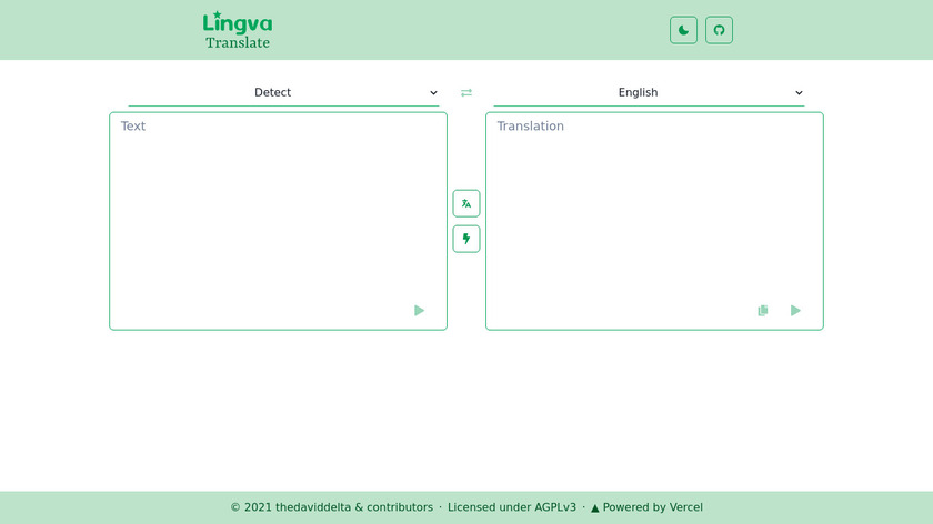 Lingva Translate Landing Page