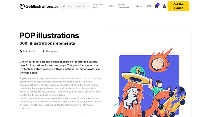 PoP illustrations Landing Page