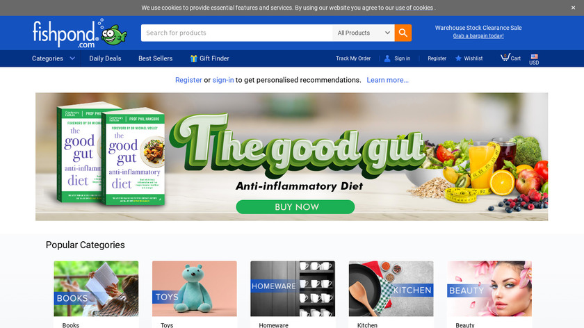 Fishpond Landing Page