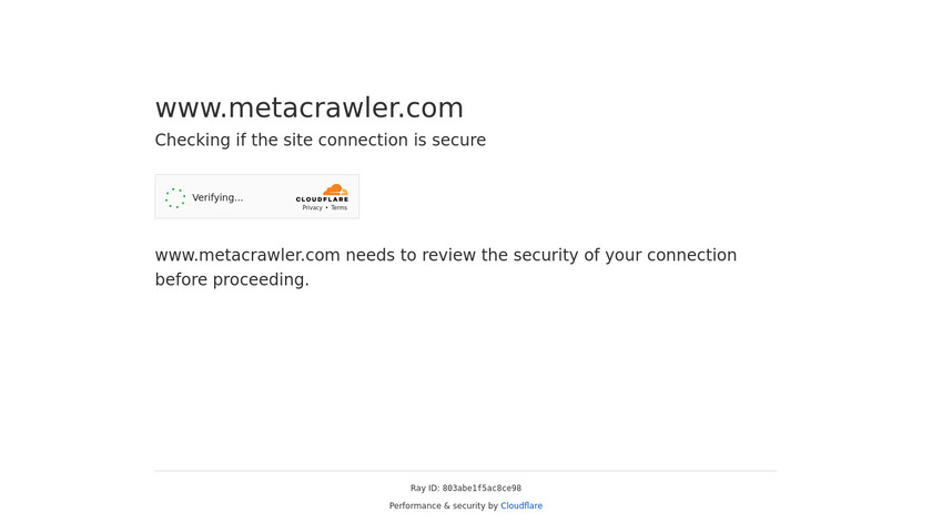 MetaCrawler Landing Page