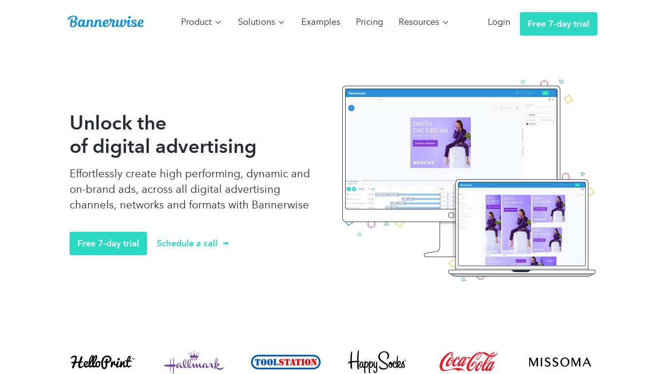 Bannerwise Landing page