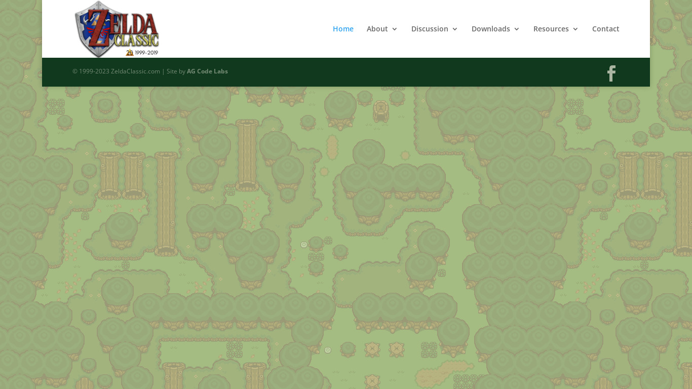 Zelda Classic Landing page