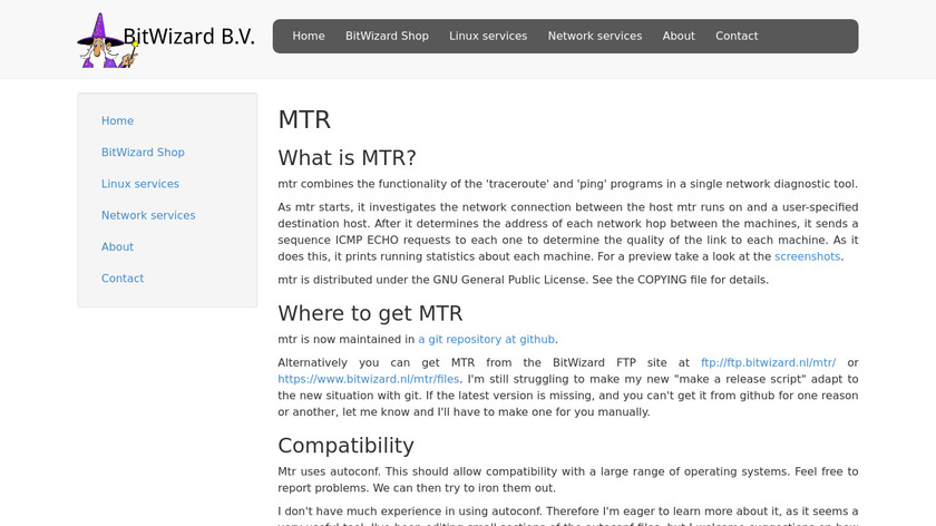 mtr Landing Page