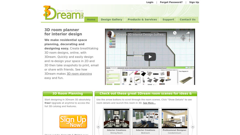 3Dream Landing Page